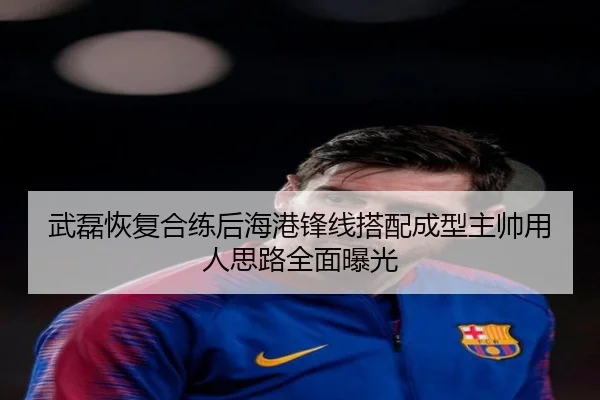 武磊恢复合练后海港锋线搭配成型主帅用人思路全面曝光